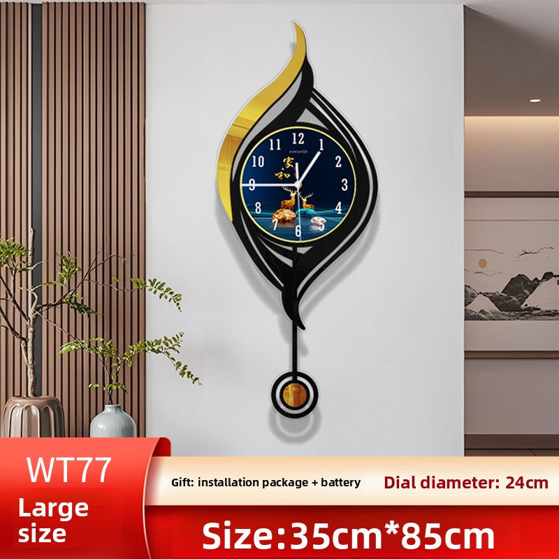 Nordic Style Silent Quartz Wall Clock