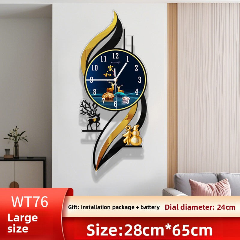 Nordic Style Silent Quartz Wall Clock