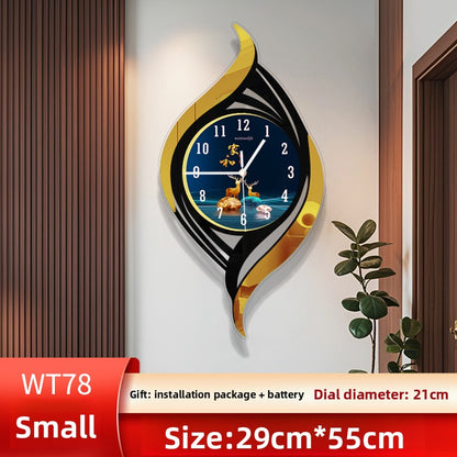 Nordic Style Silent Quartz Wall Clock