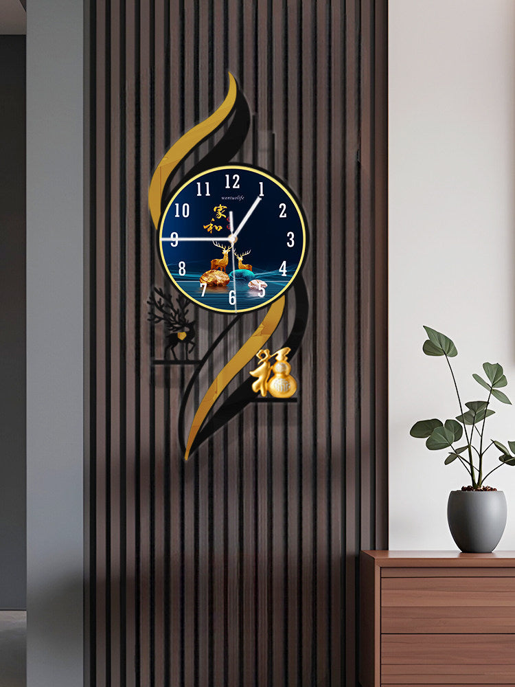 Nordic Style Silent Quartz Wall Clock