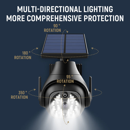 Solar Powered Outdoor Courtyard Lighting with Human Sensing Technology - Waterproof Street and Balcony Wall Lights