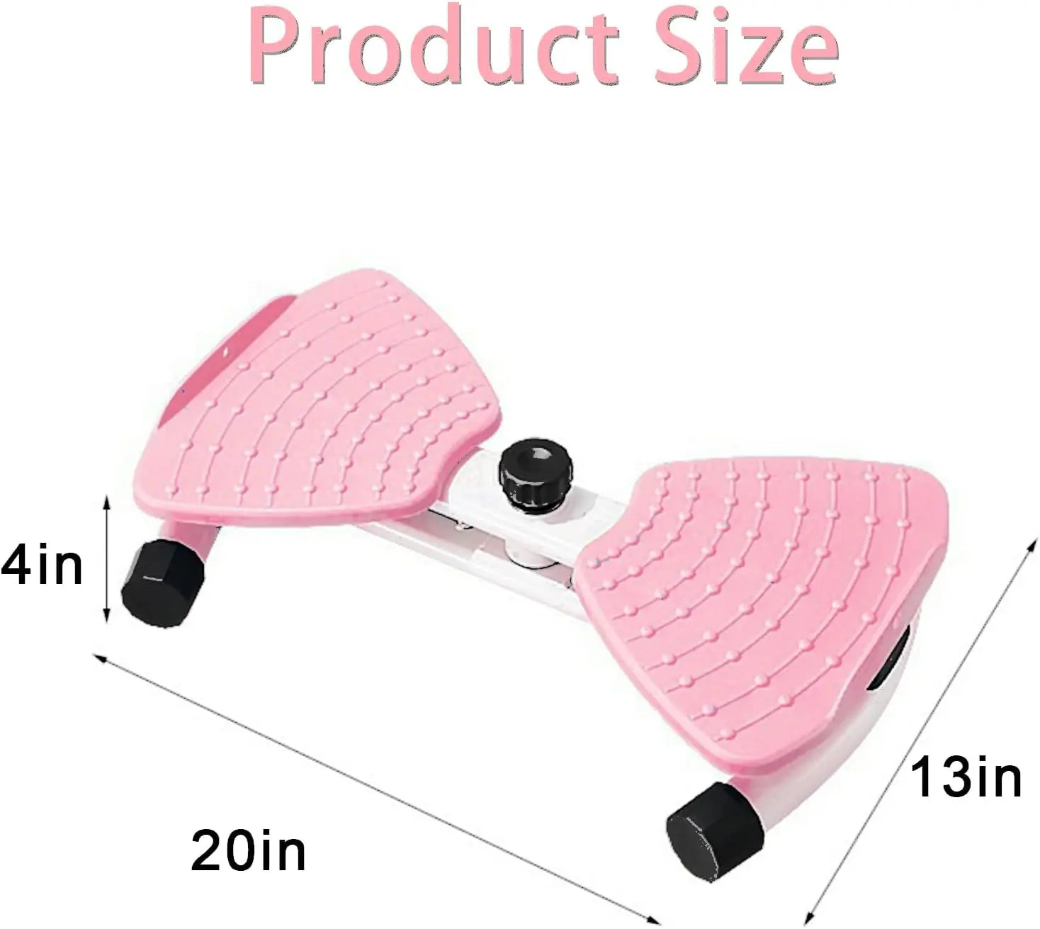 2-in-1 Waist Twister and Leg Step Trainer with Resistance Bands - Compact and Portable for Full-Body Low-Impact Workouts, Toning Legs, Glutes, and Core