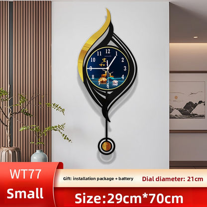 Nordic Style Silent Quartz Wall Clock